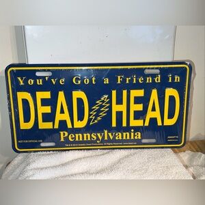 Lightweight Grateful Dead Pennsylvania License Plate You’ve Got a Friend in PA